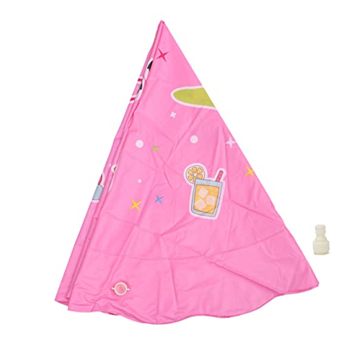 Kisangel Wasserspraybodenmatte Wassermatte Outdoor-Sprühmatte Wassersprühmatte Runde Wassermatte Sprühmatte für Sprühpad Wassersprinklermatte Rosa von Kisangel