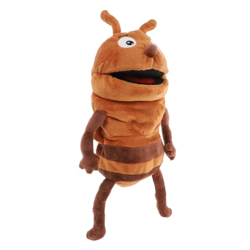 Kisangel Weiche Ameisen Handpuppe aus Plüsch Interaktives Erzählspielzeug für Erwachsene Fördert Kreativität und Feinmotorik Waschbar und Bequem für Rollenspiele und Geschichten von Kisangel