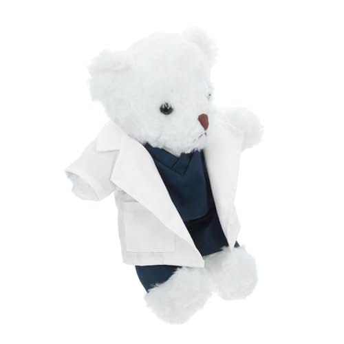 Kisangel Weicher Plüschbär Arzt mit Arztuniform Kuscheltier Polar Bear Plush Doll als für Medizinstudenten Sammler und Dekoration Kisangel Weicher Plüschbär Arzt mit Arztuniform Kuscheltier Polar Bear Plush Doll als für Medizinstudenten Sammler und Dekoration von Kisangel