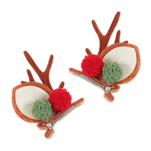 Kisangel Weihnachtliche Rentier Geweih Haarclips aus Stoff und Niedliche Antler Haarklammern für Mädchen Bequem und Langlebig Festtagsaccessoire für Weihnachten und Geburtstag Kisangel Weihnachtliche Rentier Geweih Haarclips aus Stoff und Niedliche Antler Haarklammern für Mädchen Bequem und Langlebig Festtagsaccessoire für Weihnachten und Geburtstag von Kisangel
