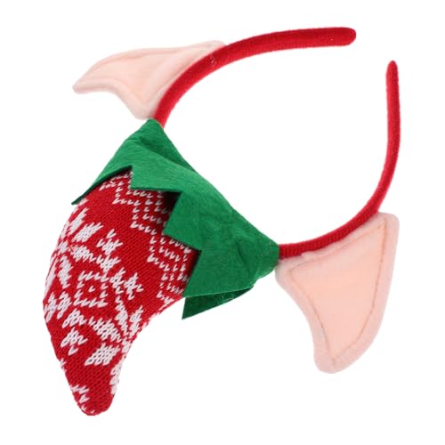 Kisangel Weihnachtliches Rentiergeweih Stirnband Party Haarreif Festliche Xmas Kopfbedeckung für Weihnachtskostüm Cosplay und Familienfeier von Kisangel