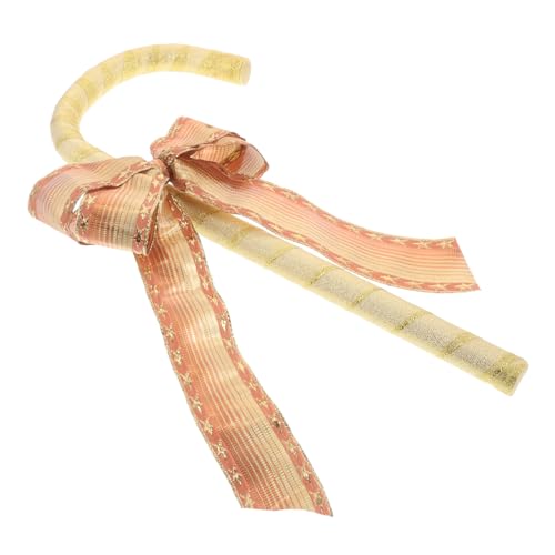 Kisangel Weihnachts Party Tanzkrücke mit Elegantem Schleifendesign Robustes Cosplay Accessoire für Karneval Valentinstag und Bühnenauftritte Vielseitiger Rollenspiel Stab Kisangel Weihnachts Party Tanzkrücke mit Elegantem Schleifendesign Robustes Cosplay Accessoire für Karneval Valentinstag und Bühnenauftritte Vielseitiger Rollenspiel Stab von Kisangel