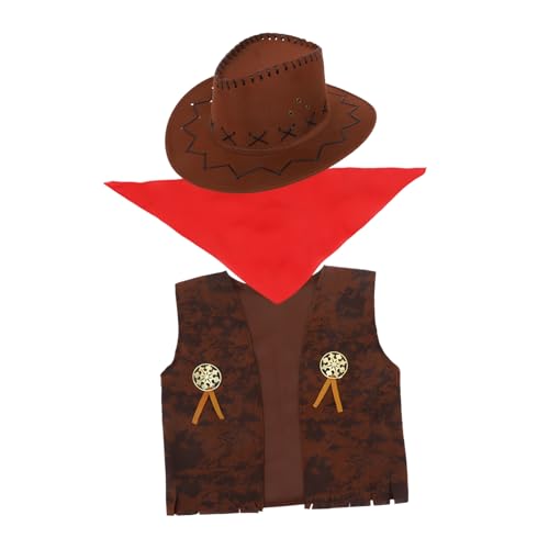 Kisangel Western Outfits für Cowgirl Kostüm Teiliges Set mit Weste Cowboyhut und Einfarbigem Bandana Geeignet für Karneval Halloween und Cosplay Kisangel Western Outfits für Cowgirl Kostüm Teiliges Set mit Weste Cowboyhut und Einfarbigem Bandana Geeignet für Karneval Halloween und Cosplay von Kisangel