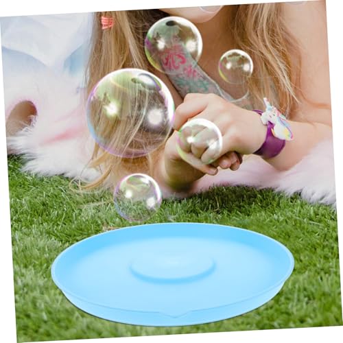 Kisangel Wiederverwendbares Bubble Tray aus Rund Leichtes Seifenblasen Tablett für Nachfüllbar Fördert Motorische Fähigkeiten und Aktives im Freien Blau Kisangel Wiederverwendbares Bubble Tray aus Rund Leichtes Seifenblasen Tablett für Nachfüllbar Fördert Motorische Fähigkeiten und Aktives im Freien Blau von Kisangel