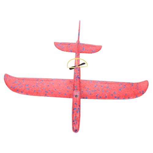 Kisangel Wurfgleiter Flugzeug Outdoor Flugzeug Bausatz Rot Handstart Segelflugzeug für Jungen Mädchen Ab Jahren von Kisangel