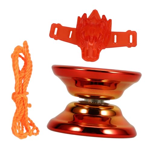 Kisangel Yo Yo Ball für Anfänger Teiliges Belastetes mit Schnur Reaktiver Jo Jo Ball für Fingerfertigkeit und Koordination Rot Gradientiertes Design Kisangel Yo Yo Ball für Anfänger Teiliges Belastetes mit Schnur Reaktiver Jo Jo Ball für Fingerfertigkeit und Koordination Rot Gradientiertes Design von Kisangel