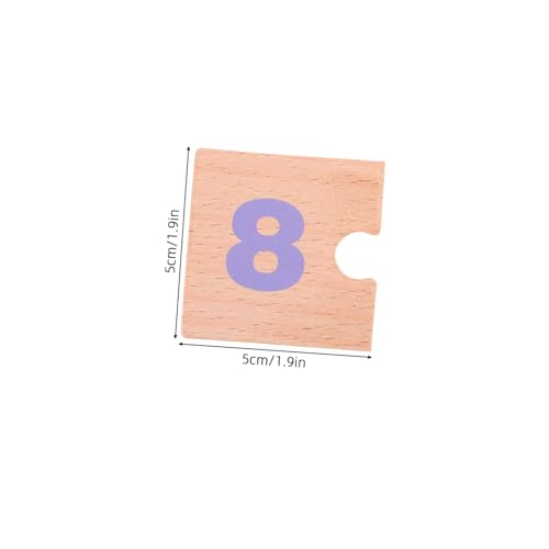 Kisangel Zahlen-Puzzle Montessori Lernspielzeug für Jahre Zahlen Erkennen Zählen Lernen Kognitives Mathe-Spiel zur Frühkindlichen und Motorischen Entwicklung von Kisangel