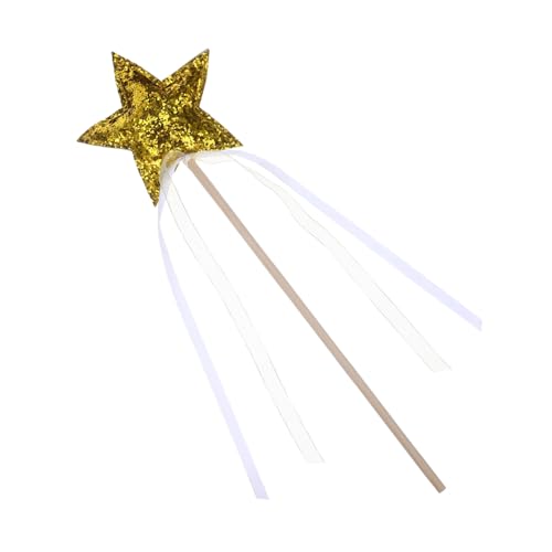 Kisangel Zauberstab Requisiten Feenkostüme Für Schleife Party Sternenfee-Sticks Zauberstäbe Led Cosplay-gefälligkeiten-Stick Stage Prop Hexenstab Stoff Golden Kisangel Zauberstab Requisiten Feenkostüme Für Schleife Party Sternenfee-Sticks Zauberstäbe Led Cosplay-gefälligkeiten-Stick Stage Prop Hexenstab Stoff Golden von Kisangel