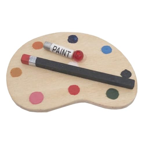 Kisangel Zeichenbrett-Palette Zubehör für Puppenhäuser Puppenstubenmöbel Miniatur-Puppenhauszubehör Partygeschenk Paletten zum Bemalen von Puppen Miniaturmöbel Requisiten für bjd MDF Kisangel Zeichenbrett-Palette Zubehör für Puppenhäuser Puppenstubenmöbel Miniatur-Puppenhauszubehör Partygeschenk Paletten zum Bemalen von Puppen Miniaturmöbel Requisiten für bjd MDF von Kisangel