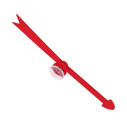 Kisangel Zeiger Zubehör Saugnapf Fidget Saugnapf Mit Saugnäpfen Wahrscheinlichkeitsspiel Saugspiel Kunststoff Rot von Kisangel