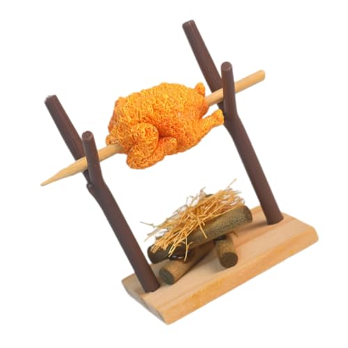 Kisangel Zubehör Für Puppenhäuser Werkzeug Deko Miniatur Mini- Miniküche Puppenhaus-küche Kleiner Grill Spielzeugherd Spielzeuggrill Puppenhaus Tischtennis Grillspielzeug Harz von Kisangel