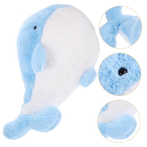 Kisangel buchregal Dekoration kindergeschenke Plush wohnungsdeko Schlafzimmer Plüschtier Cartoon-Wal-Puppe Heimdekoration Walpuppe für Sky-Blue von Kisangel