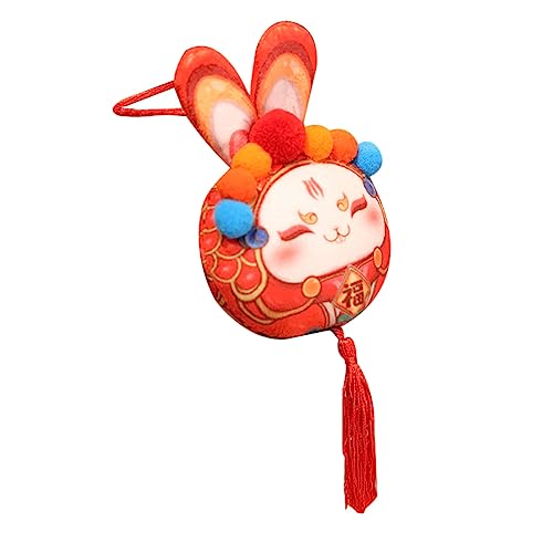 Kisangel chinesische neujahrskaninchenpuppe Chinese New Year Rabbit chinesische neujahrsdekoration Puppen spielzeuge Stofftier-Maskottchen- Hasenjahr gefülltes Hasenspielzeug rot Kisangel chinesische neujahrskaninchenpuppe Chinese New Year Rabbit chinesische neujahrsdekoration Puppen spielzeuge Stofftier-Maskottchen- Hasenjahr gefülltes Hasenspielzeug rot von Kisangel