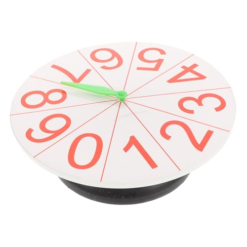 Kisangel digitaler Plattenspieler für interaktives DIY- Bastelspielzeug Spaßspielzeug Die Datum Zahlen Plus Karneval räder Spielbrett Plastik Weiß von Kisangel