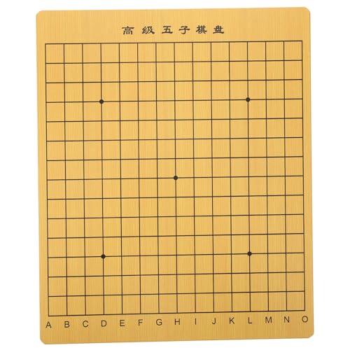 Kisangel doppelseitiges Schachbrett Falten Planke Schachbrettspiel Gobang-Schachbrett Schachlehrer-Brettspiel Schachtisch Tabletop-Brettspiel chinesisches brettspiel China-Schach hölzern von Kisangel