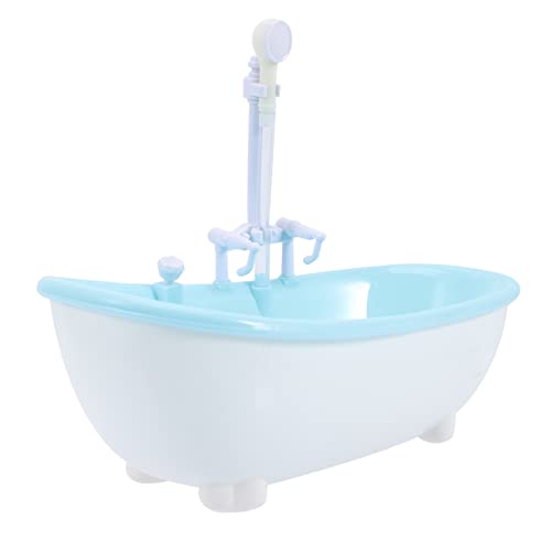 Kisangel für Sprühwannen Mini-Puppenbadewanne Sprühwasserspielzeug Puppenbadewanne mit Sprüher Miniatur-Badewannenmodell Elektrische Puppenbadewanne Puppenzubehör Plastik Sky-Blue Kisangel für Sprühwannen Mini-Puppenbadewanne Sprühwasserspielzeug Puppenbadewanne mit Sprüher Miniatur-Badewannenmodell Elektrische Puppenbadewanne Puppenzubehör Plastik Sky-Blue von Kisangel