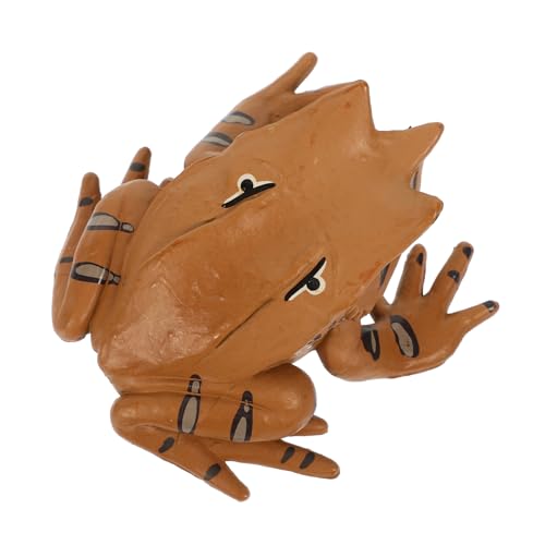 Kisangel kleine frösche Miniaturfroschstatue pädagogische Frösche Froschverzierung Mini-Frösche kleine Froschfigur Frösche Modell Frösche Figuren Plastik Brown Kisangel kleine frösche Miniaturfroschstatue pädagogische Frösche Froschverzierung Mini-Frösche kleine Froschfigur Frösche Modell Frösche Figuren Plastik Brown von Kisangel
