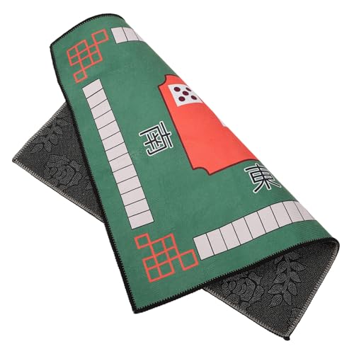 Kisangel rutschfeste Mahjong Tischmatte mit Geräuschreduzierung Quadratische Brettspiel Tischdecke aus Weichem Material Waschbar Leicht für Poker Domino und Familienspiele von Kisangel