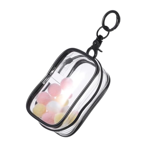 Kisangel transparente Aufbewahrungstasche Mini kleine Puppenaufbewahrungstasche Puppentasche klar Schlüssel süße Taschen Handtasche Puppenhalter Tasche für Puppe PVC Black Kisangel transparente Aufbewahrungstasche Mini kleine Puppenaufbewahrungstasche Puppentasche klar Schlüssel süße Taschen Handtasche Puppenhalter Tasche für Puppe PVC Black von Kisangel