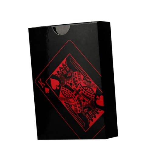 Kisangel wasserdichte PVC Spielkarten Set Rot Flexibles Kunststoff Poker Kartenspiel mit Box Wiederverwendbar Langlebig und Robust für Unterhaltung und Familienspiele Kisangel wasserdichte PVC Spielkarten Set Rot Flexibles Kunststoff Poker Kartenspiel mit Box Wiederverwendbar Langlebig und Robust für Unterhaltung und Familienspiele von Kisangel