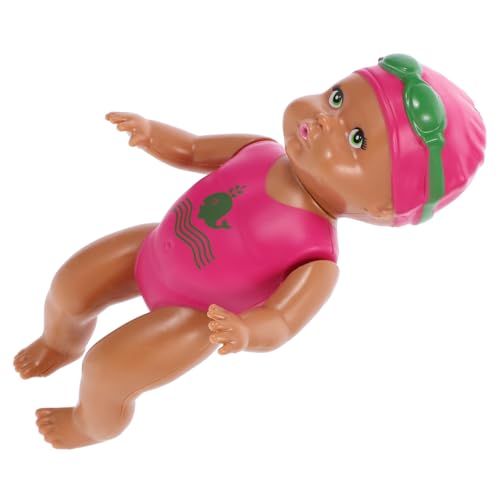 Kisangel wasserdichte Schwimmpuppe Badespielzeug für Badewanne Pool Interaktives Wasserspielzeug Fördert Schwimmspaß und Sichere von Kisangel