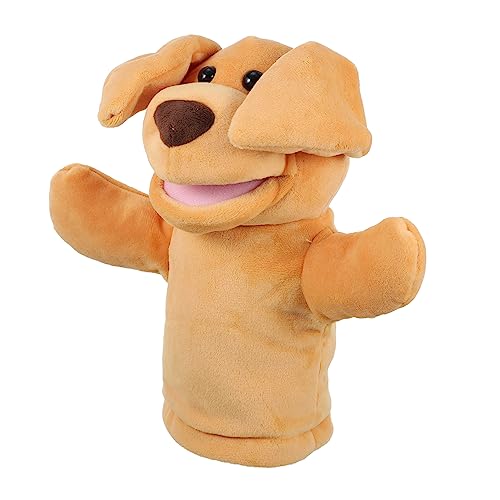 Plüsch Hund Handpuppe für Beweglicher Mund für Geschichtenerzählen und Kreative Spiele Waschbares Tierhand Marionettenspielzeug aus Hochwertigem Plüsch Plüsch Hund Handpuppe für Beweglicher Mund für Geschichtenerzählen und Kreative Spiele Waschbares Tierhand Marionettenspielzeug aus Hochwertigem Plüsch von Kisangel