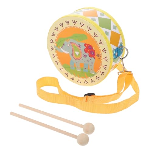 Spielzeug-gurttrommel Für Den Kindergarten, Doppelseitige Handtrommel, Kinder-Baby-Rhythmus-schlaginstrumente, Musikspielzeug Für Kleinkinder, Elefant von Kisangel