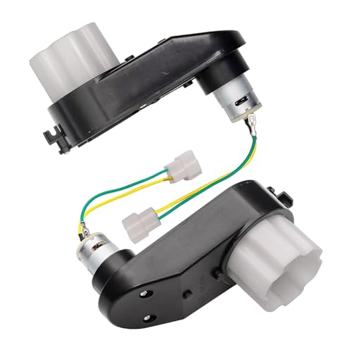 Kissmii 2 Stück 12 V RS390 16000 Min Kinder-Getriebe mit Gleichstrommotor, 390-Motor mit Getriebe für Elektrisches Kinderauto von Kissmii