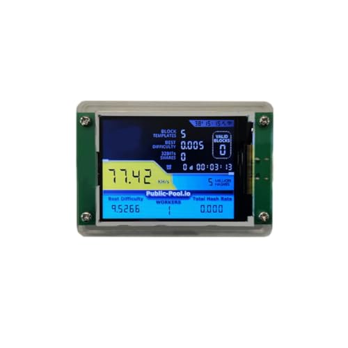 Kissmii Nerdminer V3 2,8-Display 55KH BTC Solo-Lotterie Nerd Miner Crypto BTC-Miner Solo-Mining-Maschine von Kissmii