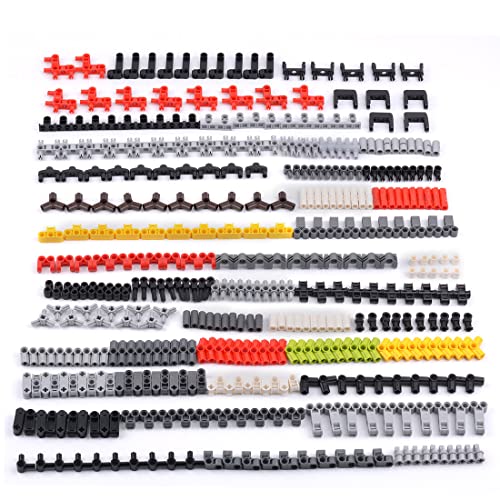 Kisss Ersatzteile Set, DIY-Bildungsteile Wellenverbinderteile für Standard-Bausteine Marke Zahnräder Set Teile Zahnrad Steine Einzelteile (Zufällige Farbe) von Kisss