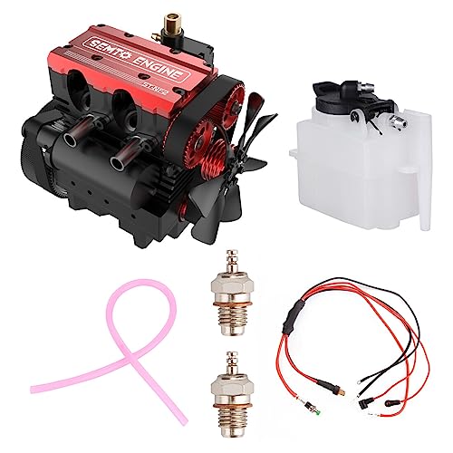 Kisss Motor Bausatz, Engine ST-NF2 Mini Modell mit Reihen Zweimotor + Starterkit Motor Modell, Interal Metall Motor Motor für Technikbegeisterte DIY Experiment Kisss Motor Bausatz, Engine ST-NF2 Mini Modell mit Reihen Zweimotor + Starterkit Motor Modell, Interal Metall Motor Motor für Technikbegeisterte DIY Experiment von Kisss