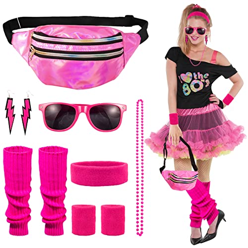 Kitimi 80S Sets1 Jahre Outfit Damen, 10Pcs 80er Jahre für Frauen, Stirnband, Beinwärmer, Armbänder, Brille und Ohrring für Neon 80 Jahre Party Outfit Damen, für 80er Jahre Outfit Kitimi 80S Sets1 Jahre Outfit Damen, 10Pcs 80er Jahre für Frauen, Stirnband, Beinwärmer, Armbänder, Brille und Ohrring für Neon 80 Jahre Party Outfit Damen, für 80er Jahre Outfit von Kitimi
