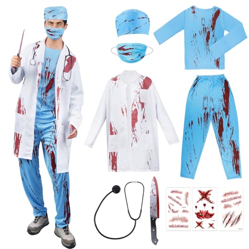 Kitimi Costumes Adult Couple's Costume Bloody Surgeon and Bloody Nurse Kitimi Costumes Adult Couple's Costume Bloody Surgeon and Bloody Nurse von Kitimi