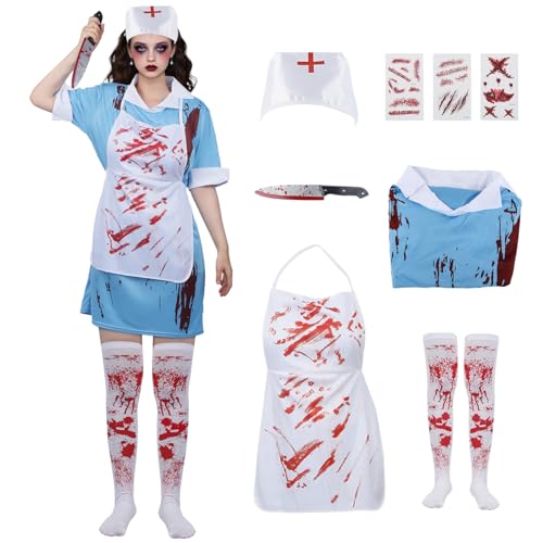 Kitimi Costumes Adult Couple's Costume Bloody Surgeon and Bloody Nurse Kitimi Costumes Adult Couple's Costume Bloody Surgeon and Bloody Nurse von Kitimi