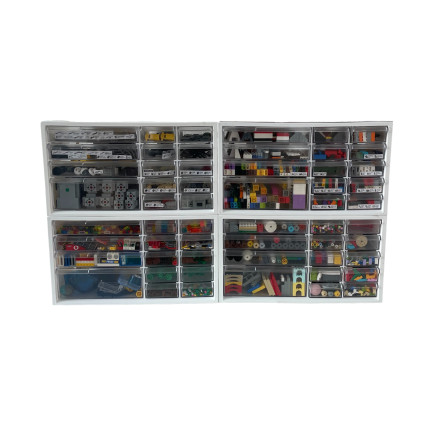 Infinity Hearts Schubladensystem/Aufbewahrungsregal/Schubladenregal/Schubladenschrank für LEGO - 4 Stück Infinity Hearts Schubladensystem/Aufbewahrungsregal/Schubladenregal/Schubladenschrank für LEGO - 4 Stück von Kits