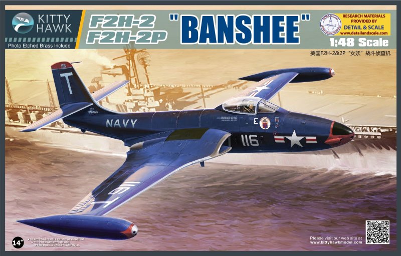 F2H-2 / F2H-2P Banshee von Kitty Hawk