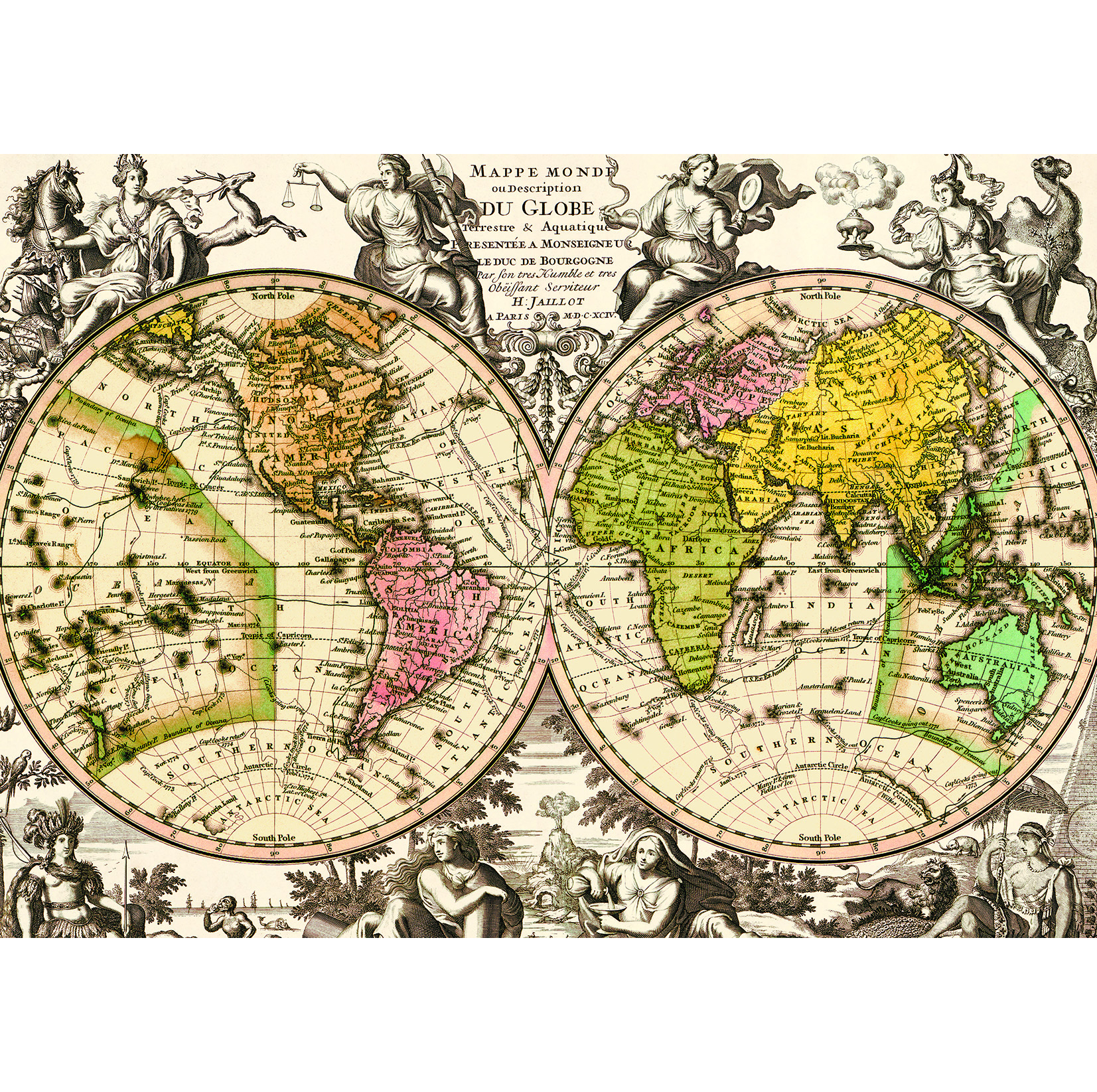 Kiub Atlas 1000 Teile Puzzle Kiub-90094 Kiub Atlas 1000 Teile Puzzle Kiub-90094 von Kiub