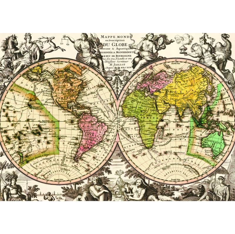 Kiub Atlas 1000 Teile Puzzle Kiub-90094 Kiub Atlas 1000 Teile Puzzle Kiub-90094 von Kiub