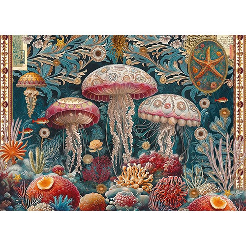 Kiub Quallen 1000 Teile Puzzle Kiub-90100 von Kiub