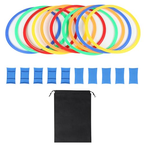10 Stück Mehrfarbige Gymnastikreifen,Ringe Das Training Im Sport Mit Tasche,Koordinationsringe,Gymnastikreifen,Mit Schlüsseln,Aufnahmebeutel Und Sandbeutel,Für Koordinationstraining,Kiuiom 10 Stück Mehrfarbige Gymnastikreifen,Ringe Das Training Im Sport Mit Tasche,Koordinationsringe,Gymnastikreifen,Mit Schlüsseln,Aufnahmebeutel Und Sandbeutel,Für Koordinationstraining,Kiuiom von Kiuiom
