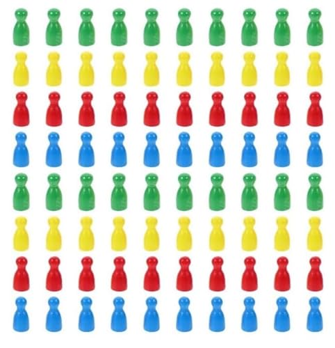 Kiuiom 100PCS Bunte Spielfiguren,Würfel Aus Holz Spielfiguren,Spielfiguren Aus Holz Für Brettspiele,Holzpuppen,Halmakegel Aus Flaschenkegel Kiuiom 100PCS Bunte Spielfiguren,Würfel Aus Holz Spielfiguren,Spielfiguren Aus Holz Für Brettspiele,Holzpuppen,Halmakegel Aus Flaschenkegel von Kiuiom