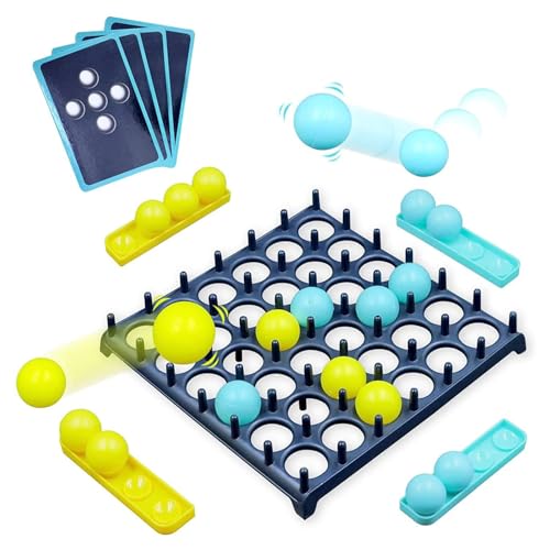 Kiuiom Jumping Ball Tischspiel,Bounce Off Party Game,Desktop Hüpfball,Desktop Bounce Ball Game,Spielballspiel,für Familie,Kinder,Erwachsene,Geburtstagsgeschenke,16 Bällen,9 Herausforderungskarten Kiuiom Jumping Ball Tischspiel,Bounce Off Party Game,Desktop Hüpfball,Desktop Bounce Ball Game,Spielballspiel,für Familie,Kinder,Erwachsene,Geburtstagsgeschenke,16 Bällen,9 Herausforderungskarten von Kiuiom