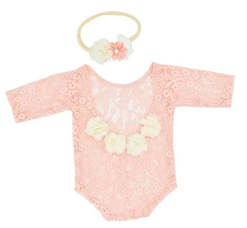 Kiuiom Neugeborenes Fotografie Requisiten Mädchen Kostüme,Backless Spitze Strampler Kleidung Für Baby Foto,Foto Babybekleidung Outfits Set,Kleinkind Zubehör Für 0-2 Onate,Rosa Kiuiom Neugeborenes Fotografie Requisiten Mädchen Kostüme,Backless Spitze Strampler Kleidung Für Baby Foto,Foto Babybekleidung Outfits Set,Kleinkind Zubehör Für 0-2 Onate,Rosa von Kiuiom
