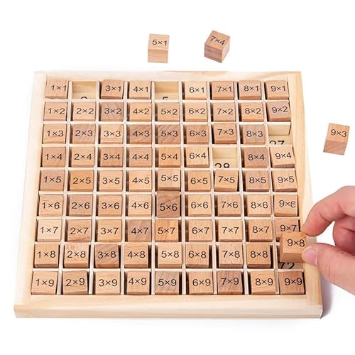 Lernen Spiel Multiplikationsbrett,Multiplikationstafel Holz, Multiplikationstabelle fur Kinder,Einmaleins Mathe Lernen fur Grundschuler,Brettspiel fur Mathematische Manipulationen Kinderzuhlspielzeug Lernen Spiel Multiplikationsbrett,Multiplikationstafel Holz, Multiplikationstabelle fur Kinder,Einmaleins Mathe Lernen fur Grundschuler,Brettspiel fur Mathematische Manipulationen Kinderzuhlspielzeug von Kiuiom