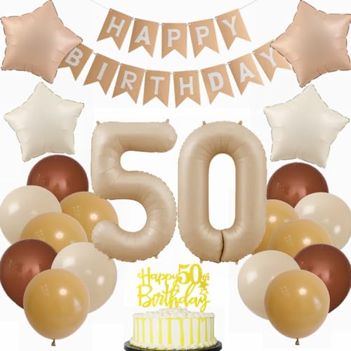 Kiwochy Beige Luftballon 50. Geburtstag Deko Junge Mädchen 50. Geburtstagsdeko Beige Ballon 50 Jahre Mädchen Geburtstagsdeko Ballon 50. Geburtstag Junge Party Deko 50 jahre Geburtstag Deko Ballon Kiwochy Beige Luftballon 50. Geburtstag Deko Junge Mädchen 50. Geburtstagsdeko Beige Ballon 50 Jahre Mädchen Geburtstagsdeko Ballon 50. Geburtstag Junge Party Deko 50 jahre Geburtstag Deko Ballon von Kiwochy
