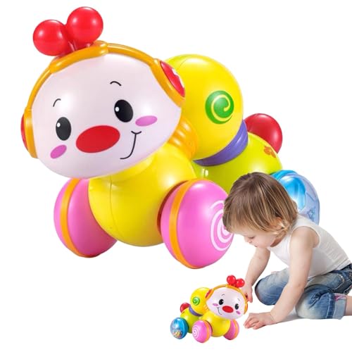 Kixolazr Baby Crawling Toy, lerne, Spielzeug zu kriechen, Kreative Cartoon Musical Caterpillar mit Licht, Leuchten Sie Bewegung und Gehensspielzeug für 6-18 Monate für den Innenbereich im Freien im Kixolazr Baby Crawling Toy, lerne, Spielzeug zu kriechen, Kreative Cartoon Musical Caterpillar mit Licht, Leuchten Sie Bewegung und Gehensspielzeug für 6-18 Monate für den Innenbereich im Freien im von Kixolazr