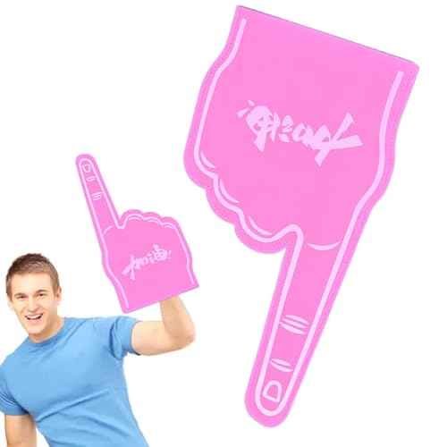 Kixolazr Cheerleading -Schaumfinger, riesige Hände Zeigen Finger | Riesenzeiger Hände Finger | Soft Feel Sports Accessoires für Fußballspiele und Hockeyspiele Kixolazr Cheerleading -Schaumfinger, riesige Hände Zeigen Finger | Riesenzeiger Hände Finger | Soft Feel Sports Accessoires für Fußballspiele und Hockeyspiele von Kixolazr