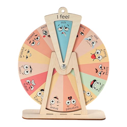 Kixolazr Emotionsdiagramm aus, Gefühlsrad für Kinder,Rundes Gefühlsrad aus mit 16 Gittern - Bunte Emotions-Gefühlstabelle, multifunktionales dekoratives Werkzeug für, Mädchen, Kinder Kixolazr Emotionsdiagramm aus, Gefühlsrad für Kinder,Rundes Gefühlsrad aus mit 16 Gittern - Bunte Emotions-Gefühlstabelle, multifunktionales dekoratives Werkzeug für, Mädchen, Kinder von Kixolazr