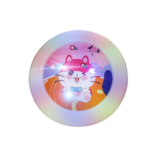 Kixolazr Flying Disc-Spielzeug, beleuchtete Flying Disc | Beleuchtete Kinderscheibe - Beleuchtete LED-Flugscheibe, professionelle, leichte Wurfscheibe zum Spielen im Freien für Kinder von Kixolazr