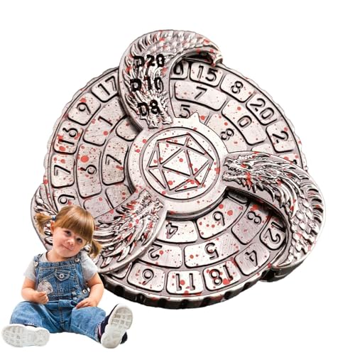 Roulette-Würfelspinner, rotierende Dungeon-Würfel, mechanischer Drachenwürfel für Kreativität, rotierende Drachenwürfelscheibe, Polyeder, einzigartiger Würfelspinner Roulette-Würfelspinner, rotierende Dungeon-Würfel, mechanischer Drachenwürfel für Kreativität, rotierende Drachenwürfelscheibe, Polyeder, einzigartiger Würfelspinner von Kixolazr